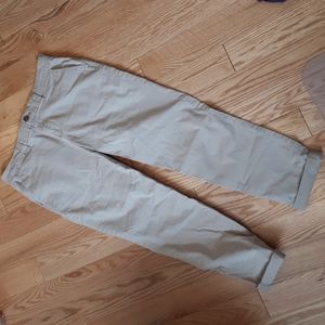 Classic broken in straight khakis